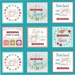 My Happy Place Bernina 24" Panel Multi