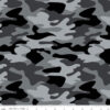 Nobody Fights Alone Camo Gray - Riley Blake Designs