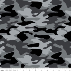 Nobody Fights Alone Camo Gray - Riley Blake Designs