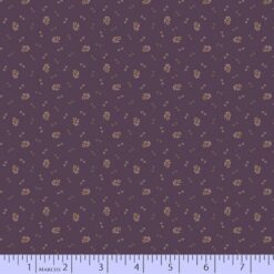 Plumberry Purple Pansy - Marcus Fabrics