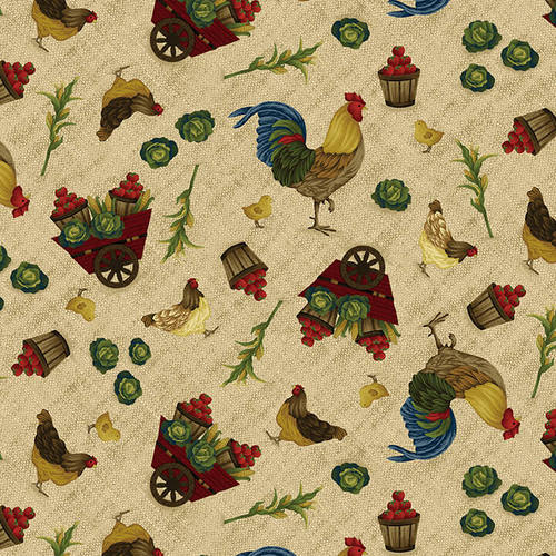 Rooster Toss - Henry Glass Fabrics
