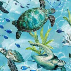 Swimming Sea Turtles -
