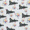 Pittsburgh Steelers White Cotton