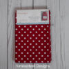 Kimberbell Polka Dot Tea Towels Red Set of Two