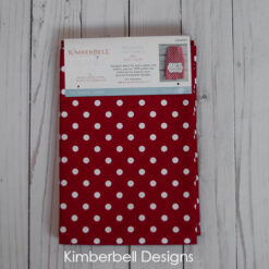 Kimberbell Polka Dot Tea Towels Red Set of Two