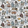 Explore the World - White - Camelot Fabrics