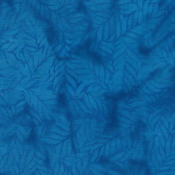 Fern Royal Blue - Island Batik