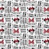 Minnie Mouse Glam Dots White - Camelot Fabrics