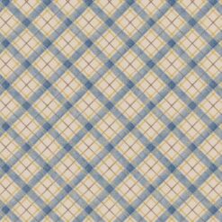 Paisley Pallette Plaid Blue
