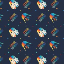 Star Wars Rainbow Empire Helmets - Camelot Fabrics