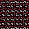 Star Wars Tossed Icons Black - Camelot Fabrics
