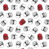 Stars Wars Storm & Sith White - Camelot Fabrics