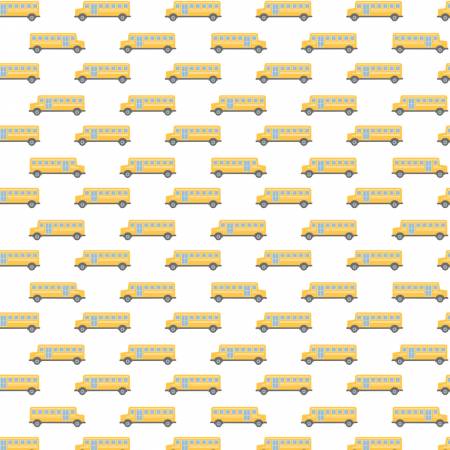Teachers Rule Collection School Bus - Camelot Fabrics