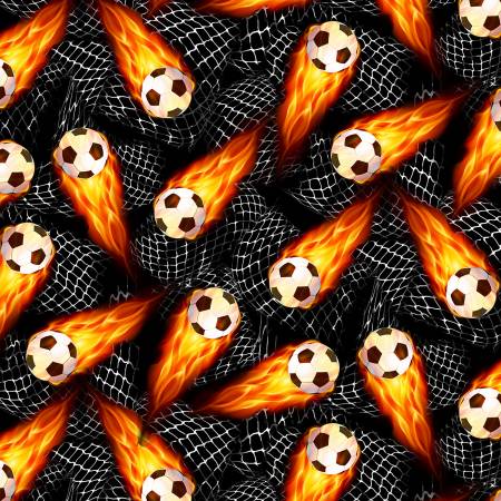 Flaming Soccer Balls