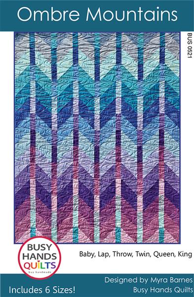 Ombre Mountains Quilt Pattern