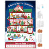 MERRY BEARY ADVENT CALENDAR CHRISTMAS PANEL