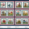 Gnome Book 36" Panel Navy