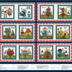 Gnome Book 36" Panel Navy