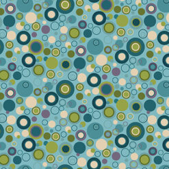 Gnome For the Holidays Bubble Dot Blue