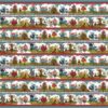 Gnome For the Holidays Teal Border Stripe