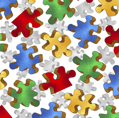 This and That Puzzle Pieces - Multi