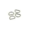 1 Inch D-Rings 4 count Gunmetal