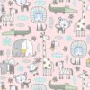 BABY'S SNUGGLEJUNGLE FLAN PINK