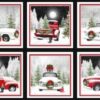 Tradition Continues II Black Trucks 24" Panel