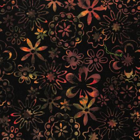 Dark Blossom Batik