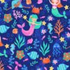Mermaids Under the Sea Blue