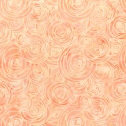 Peach Circular Rose Batik