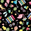 Fun in the Sun Motifs - Black
