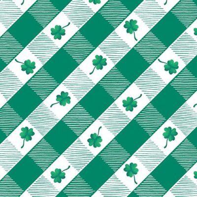 Lucky Plaid Emerald