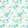 Turquiose Floral 108" Wide Back