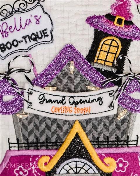 Twilight Boo-levard Bench Pillow Sewing Version by KimberBell Designs