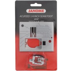 Acufeed 1/4" Seam Foot and Needle Plate