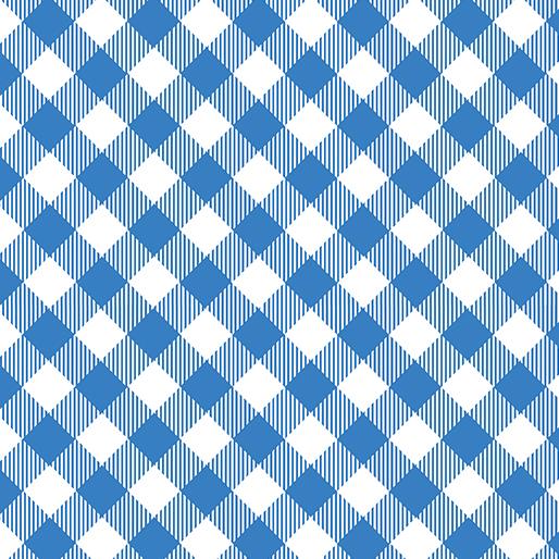 Blueberry Hill Gingham Blue White