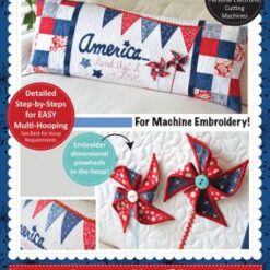 Kimberbell KD523 America Land That I Love - Bench Pillow (Machine Embroidery)
