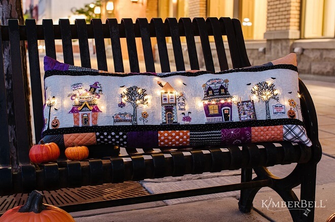 Twilight Boo-levard Bench Pillow Sewing Version by KimberBell Designs