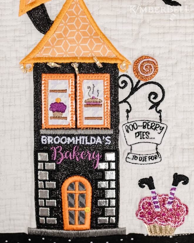 Twilight Boo-levard Bench Pillow Sewing Version by KimberBell Designs