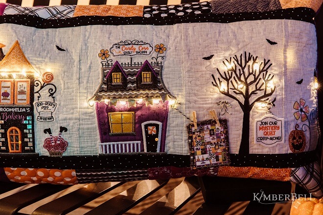 Twilight Boo-levard Bench Pillow Sewing Version by KimberBell Designs