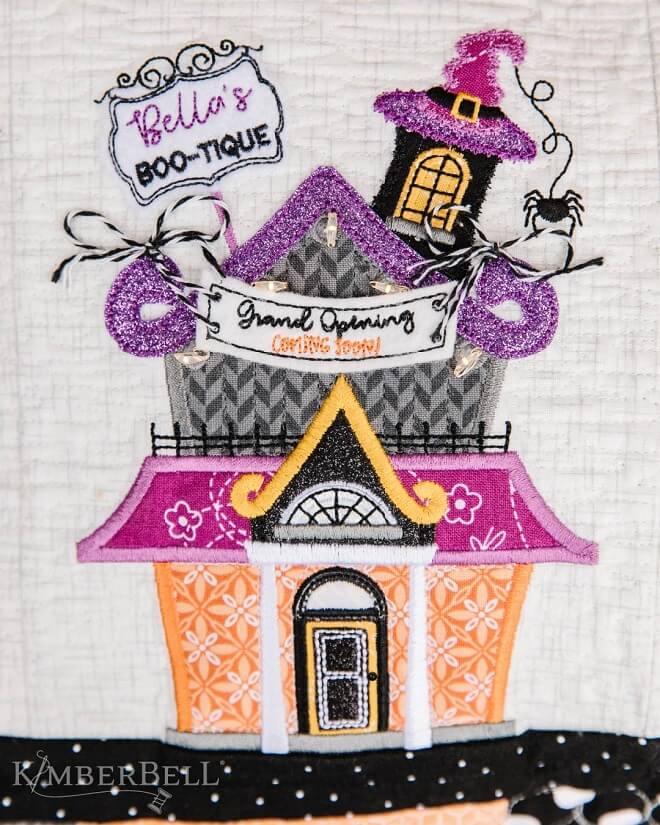 Twilight Boo-levard Bench Pillow Sewing Version by KimberBell Designs