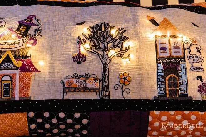 Twilight Boo-levard Bench Pillow Sewing Version by KimberBell Designs