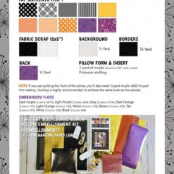 Twilight Boo-levard Bench Pillow Sewing Version by KimberBell Designs
