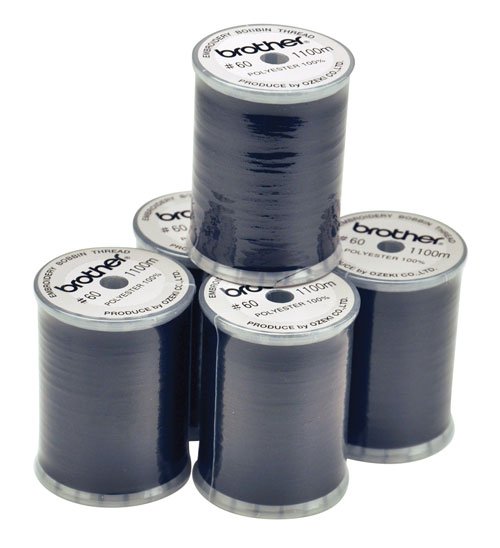 Black Bobbin Thread #60 Weight