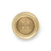 Button Knob Polished Brass