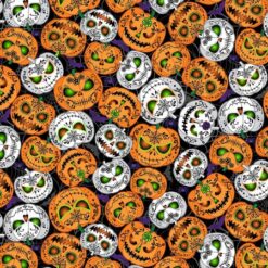 Glow in the Dark Spooky Jack O Lanterns