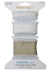 Kimberbell Crocheted Edge Trim Grey KDKB180