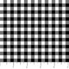 Santa's Tree Farm White Black Check