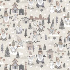 Snow Gnomes Scenic Wooden Gnomes Natural